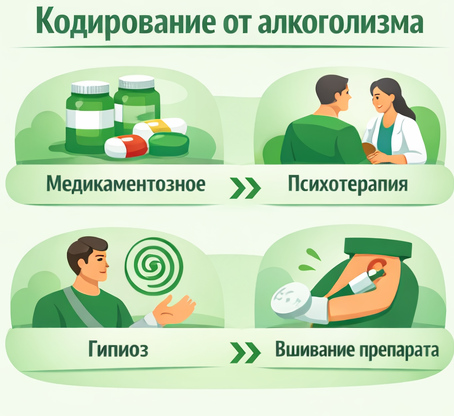 кодирование от алкоголизма в Ясном Санати